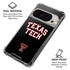 Texas Tech University Bold Pixel 9/9 Pro Clear Case